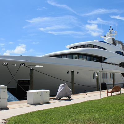 white yacht